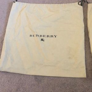 Burberry dust bag